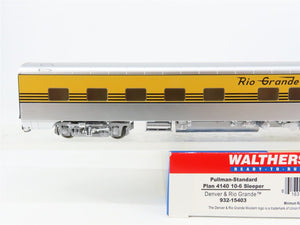 HO Scale Walthers 932-15403 D&RGW Rio Grande P-S 10-6 Sleeper Passenger Car
