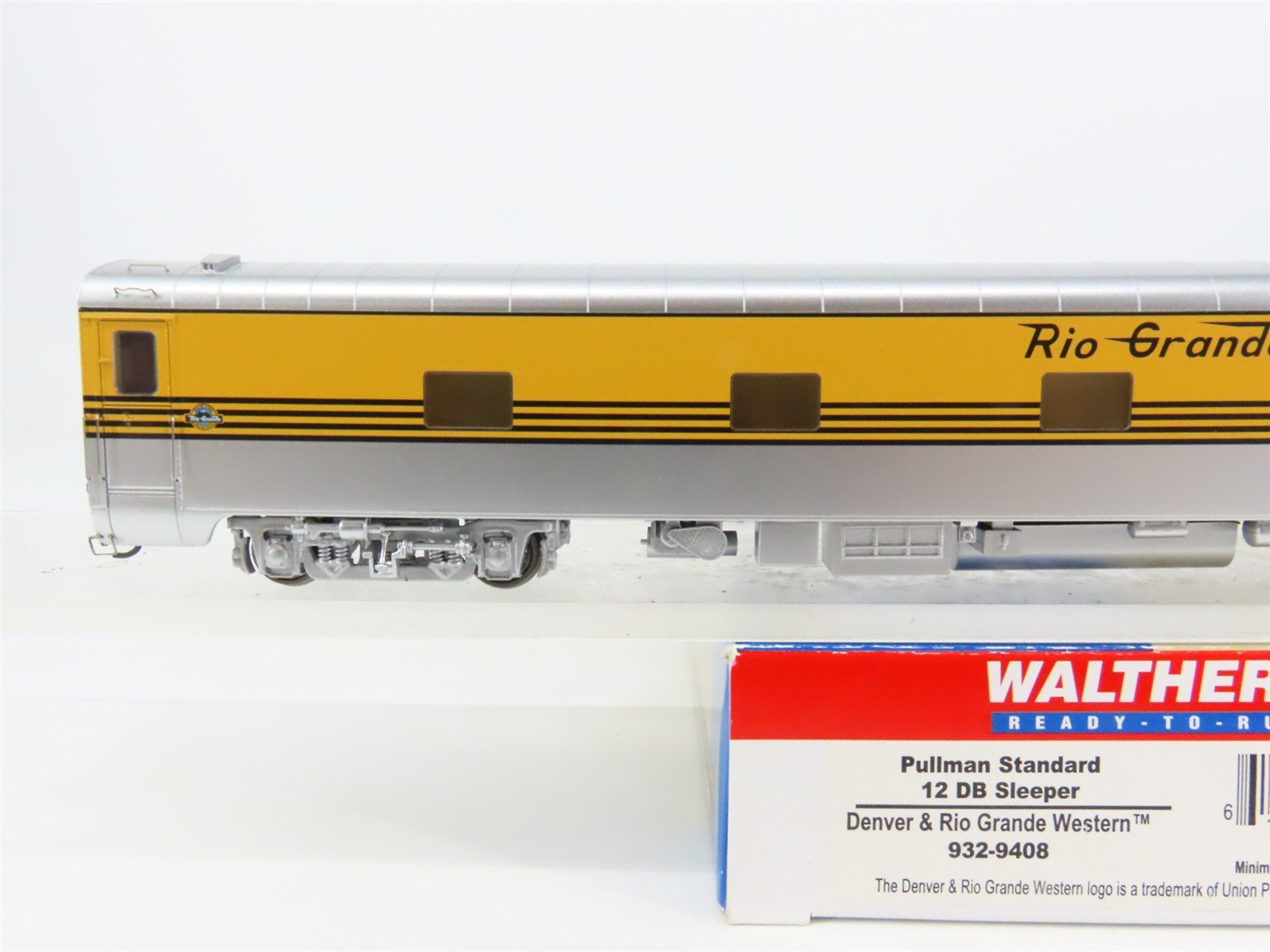 HO Walthers 932-9408 D&RGW Rio Grande P-S 12 Double Bedroom Sleeper Passenger