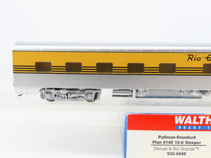 HO Scale Walthers 932-6848 D&RGW Rio Grande P-S 10-6 Sleeper Passenger Car