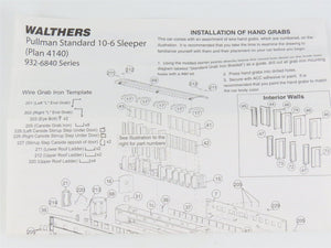 HO Walthers 932-6848 D&RGW Rio Grande P-S 10-6 Sleeper Passenger 