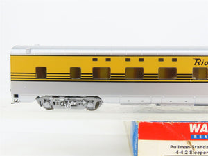 HO Scale Walthers 932-6708 D&RGW Rio Grande P-S 4-4-2 Sleeper Passenger Car