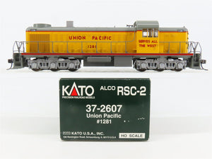 HO Scale KATO 37-2607 UP Union Pacific ALCO RSC-2 Diesel #1281 - DCC Ready