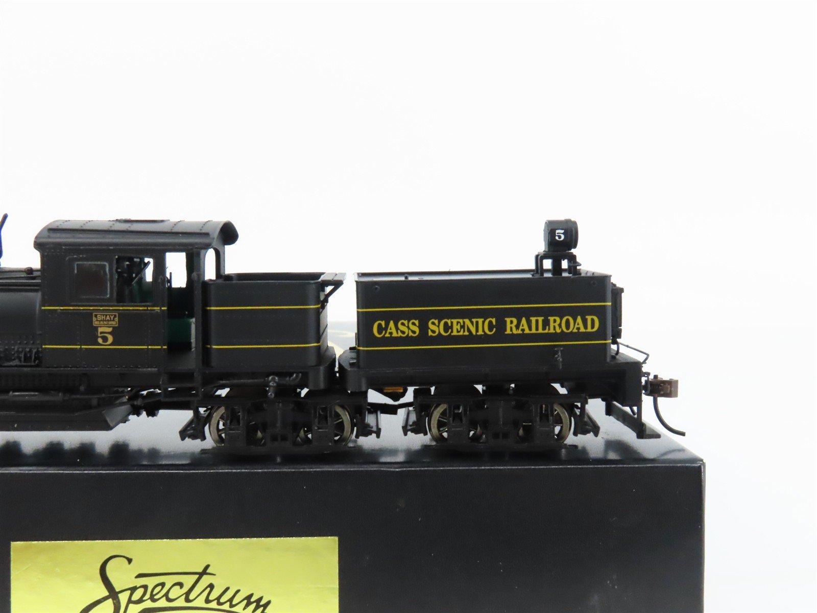 HO Scale Bachmann Spectrum 81906 Cass Scenic 3-Truck Shay Steam #5 - DCC Ready