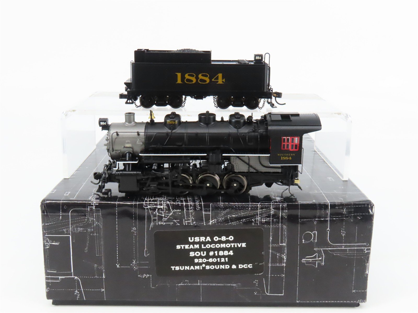 HO Walthers Proto 920-60121 SOU Southern USRA 0-8-0 Steam #1884 w/ DCC & Sound