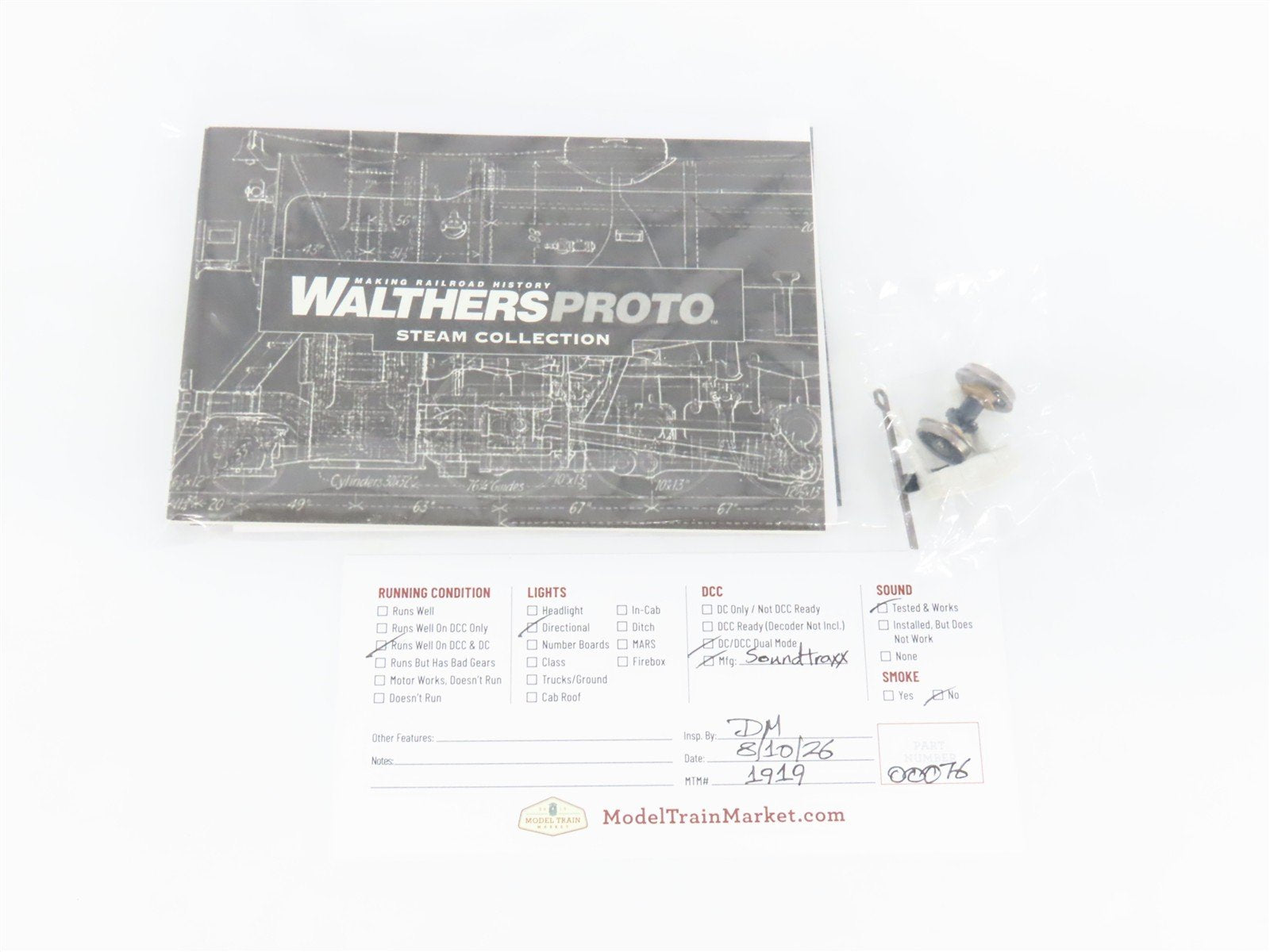 HO Walthers Proto 920-60121 SOU Southern USRA 0-8-0 Steam #1884 w/ DCC & Sound