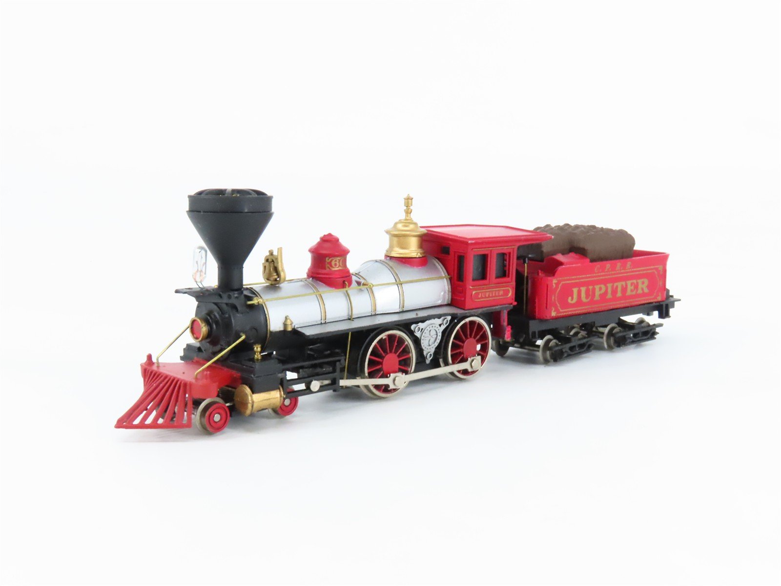 HO Scale Bachmann CPRR Central Pacific 4-4-0 Steam Locomotive #60 