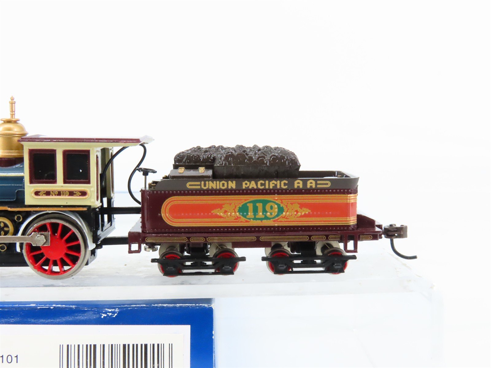 HO Scale Bachmann 51101 UP Union Pacific 4-4-0 American Steam Locomotive #119