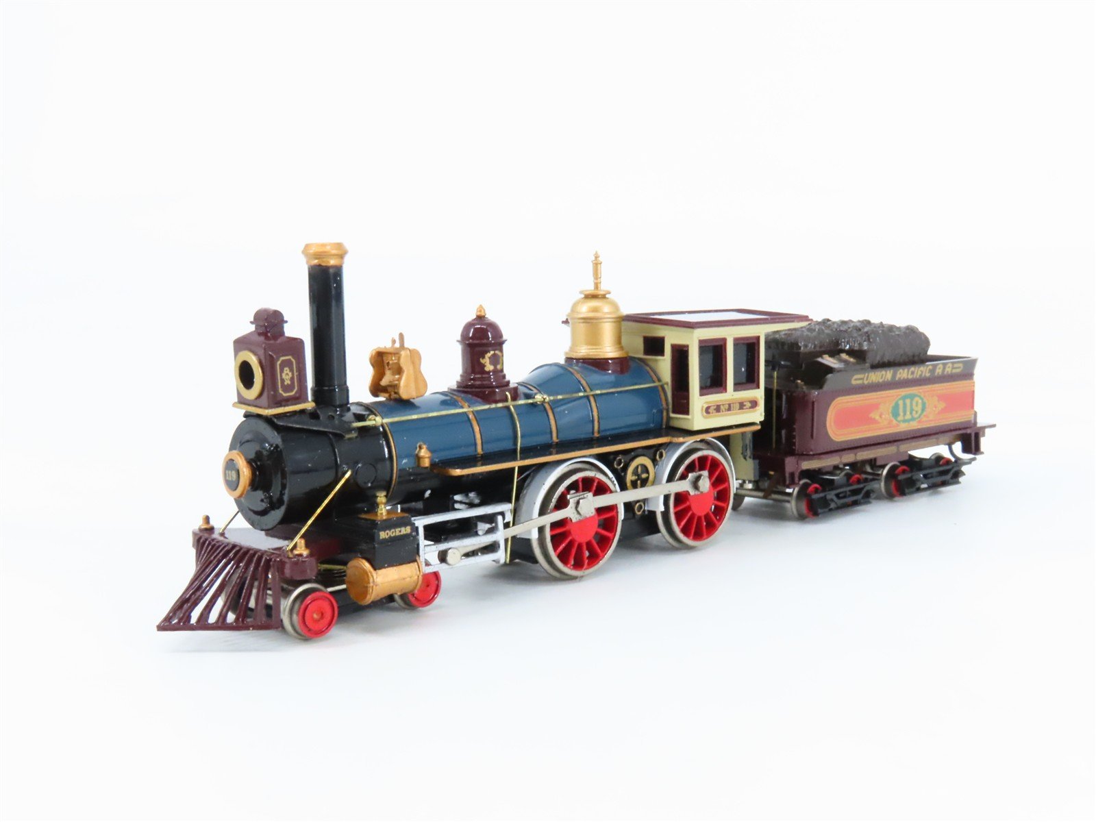 HO Scale Bachmann 51101 UP Union Pacific 4-4-0 American Steam Locomotive #119