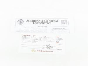 HO Scale Bachmann 51101 UP Union Pacific 4-4-0 American Steam Locomotive #119