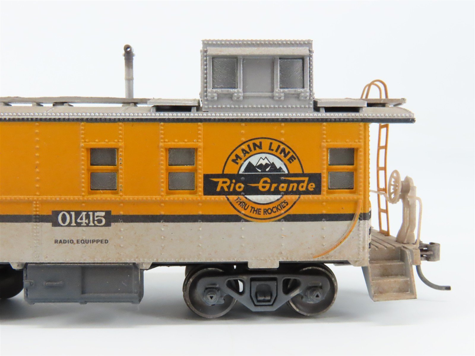 HO Scale DRGW Rio Grande Cupola Caboose #01415 Weathered
