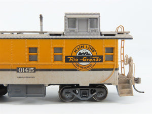 HO Scale DRGW Rio Grande Cupola Caboose #01415 Weathered
