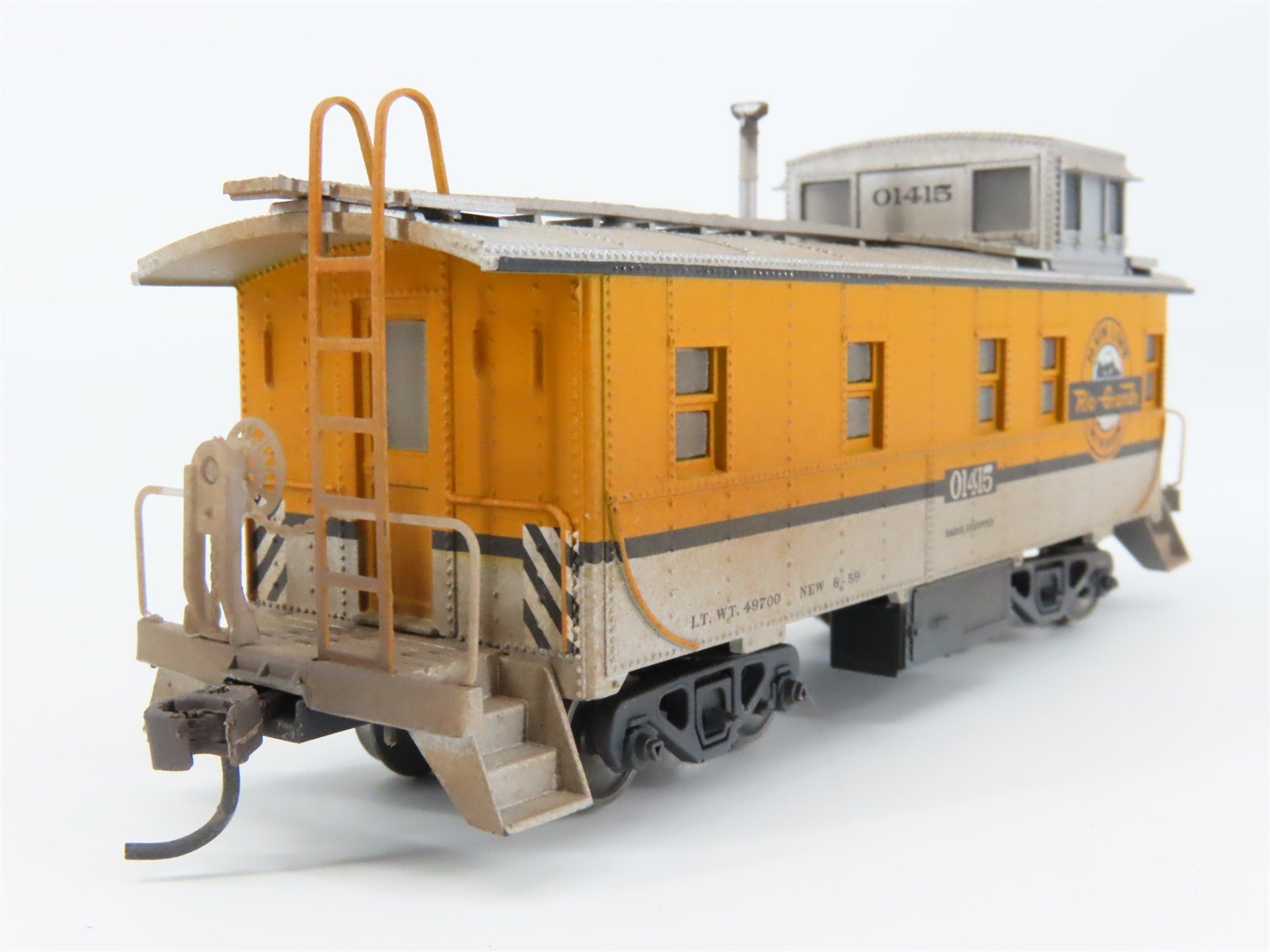 HO Scale DRGW Rio Grande Cupola Caboose #01415 Weathered