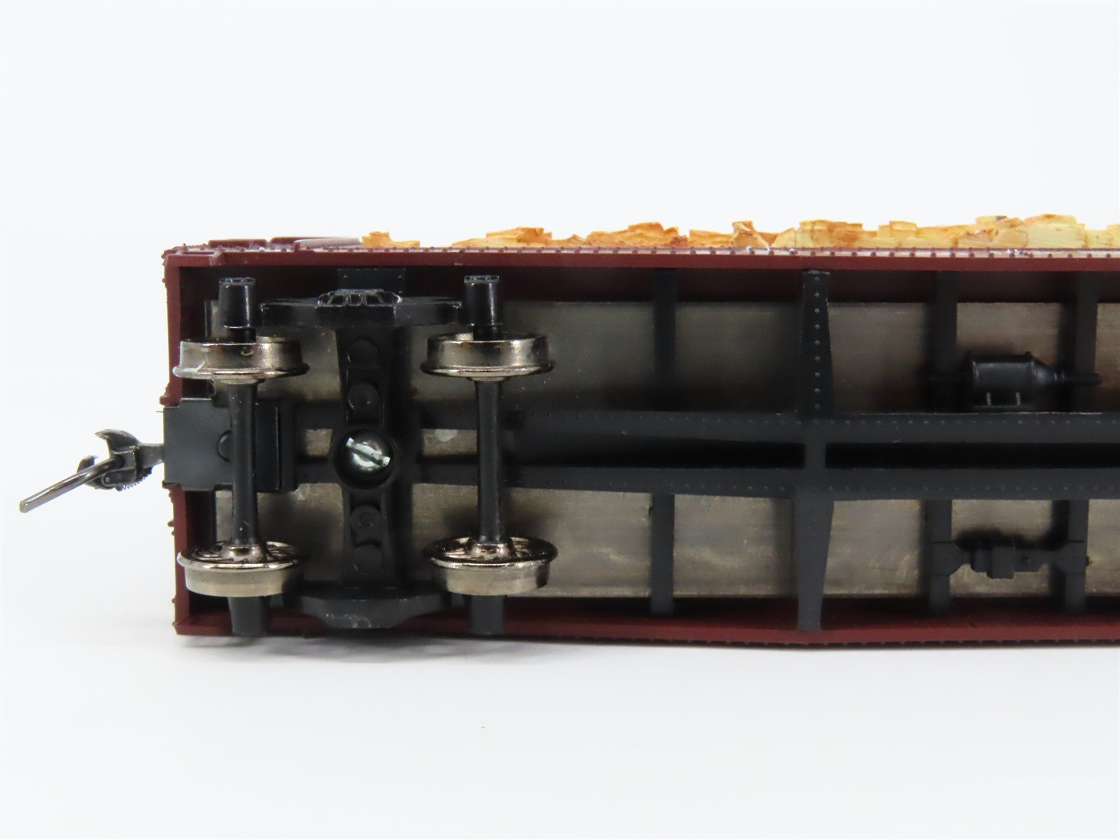 HO Scale Athearn 1457 ATSF Santa Fe 40' Pulpwood Flatcar #92956 w/Custom Load