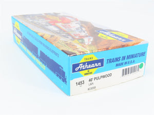 HO Athearn 1453 L&N Louisville & Nashville 40' Pulpwood Flatcar #23058 w/Load