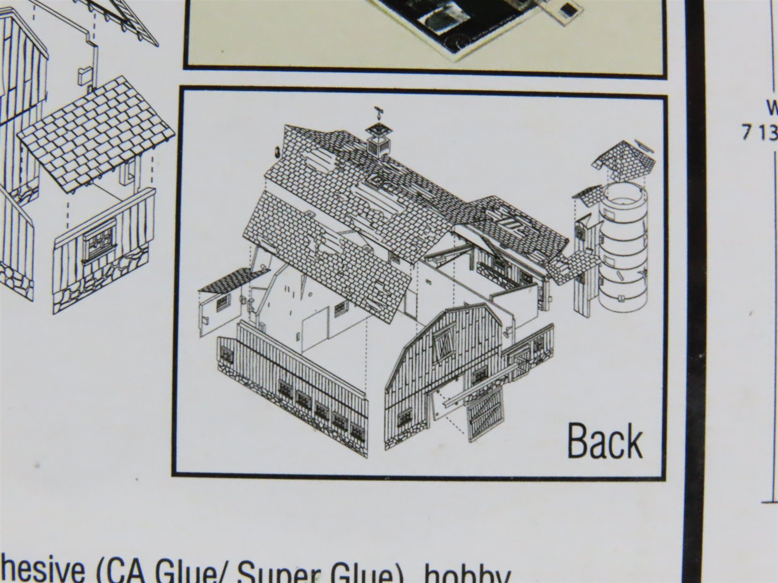 HO Scale Woodland Scenics PF5190 Rustic Barn Building Kit