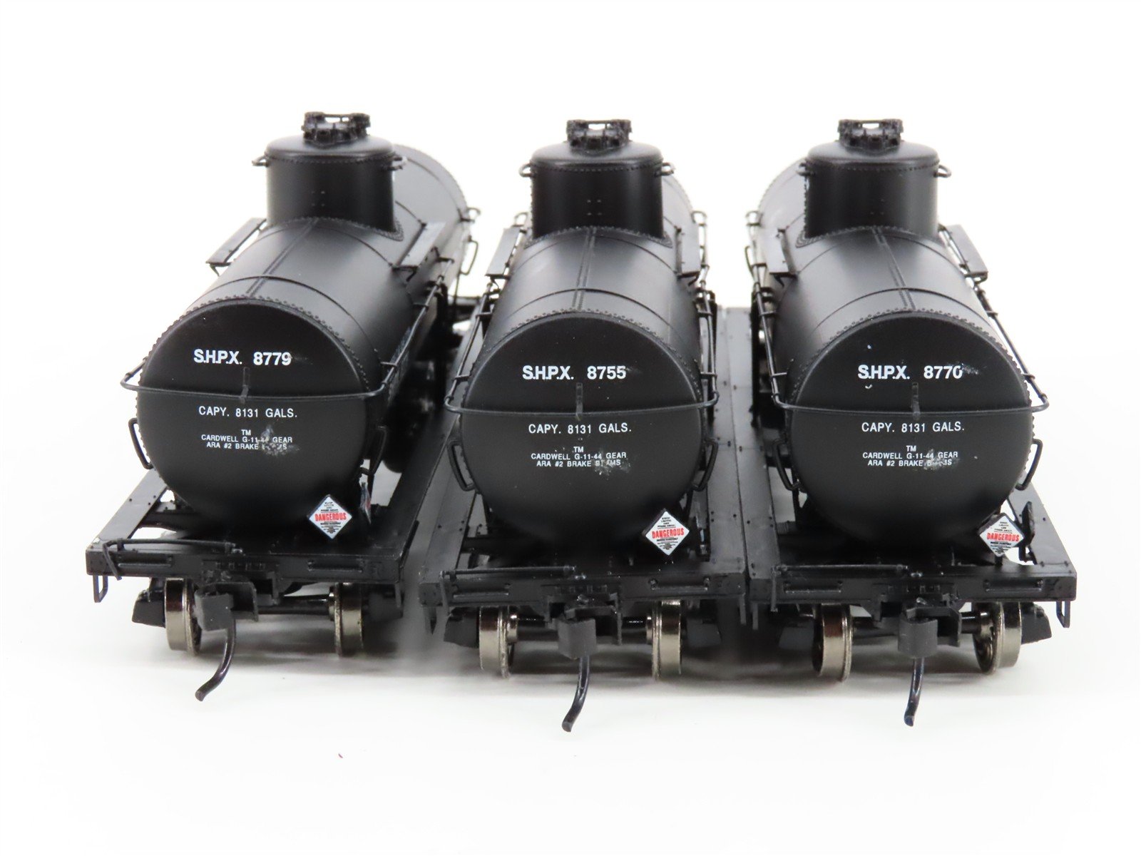 HO Scale PROTO 2000 21894 SHPX Shipper's Car Line 8,000 Gallon Tank Cars 6-Pack