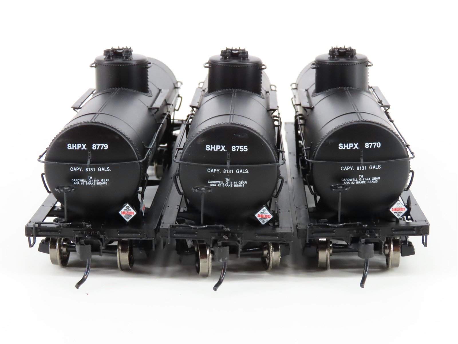 HO Scale PROTO 2000 21894 SHPX Shipper's Car Line 8,000 Gallon Tank Cars 6-Pack