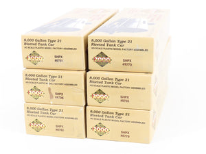 HO Scale PROTO 2000 21894 SHPX Shipper's Car Line 8,000 Gallon Tank Cars 6-Pack