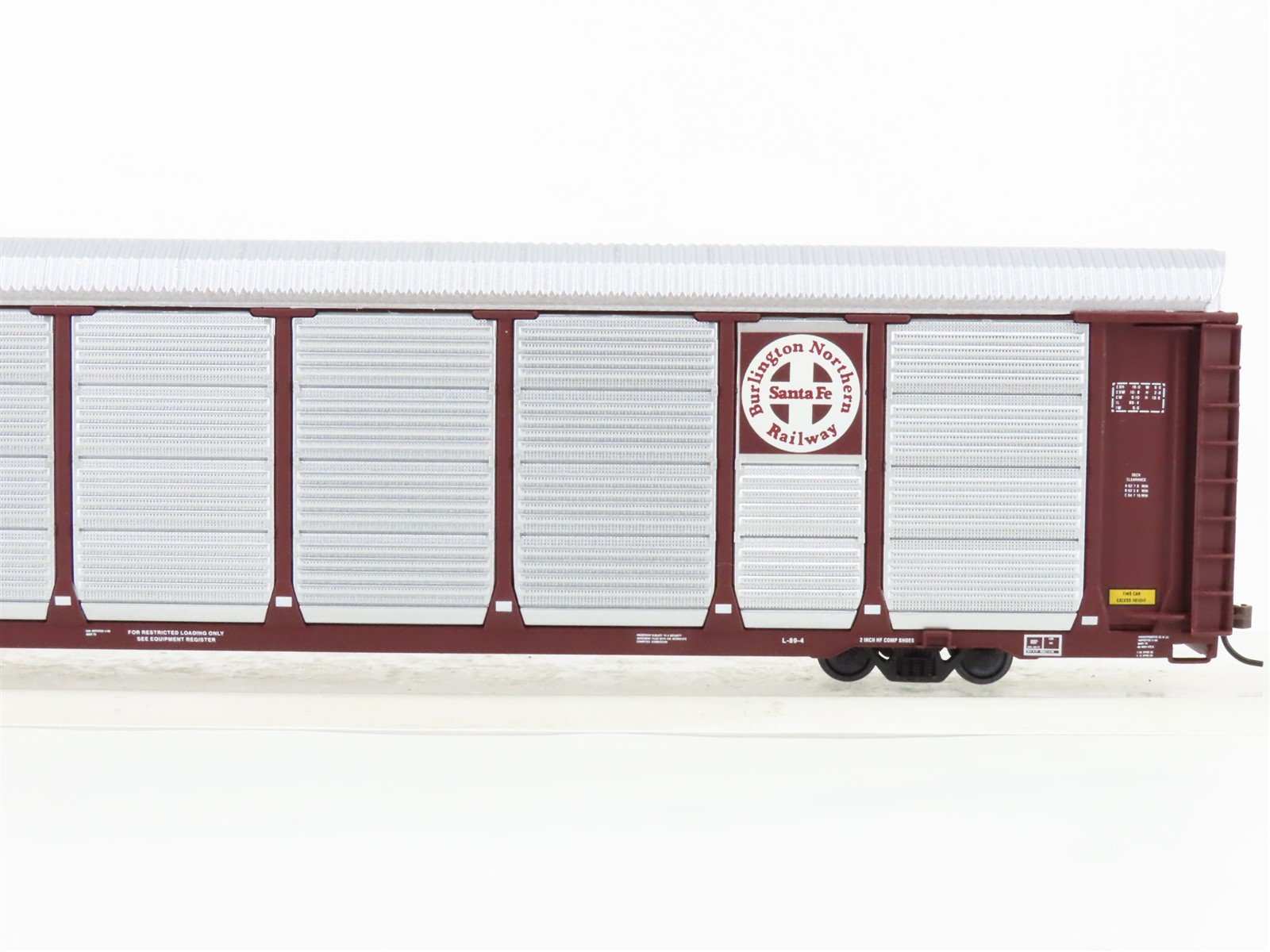 HO Walthers 932-24856 BNSF Burlington Northern Santa Fe Auto Carriers 2-Pack