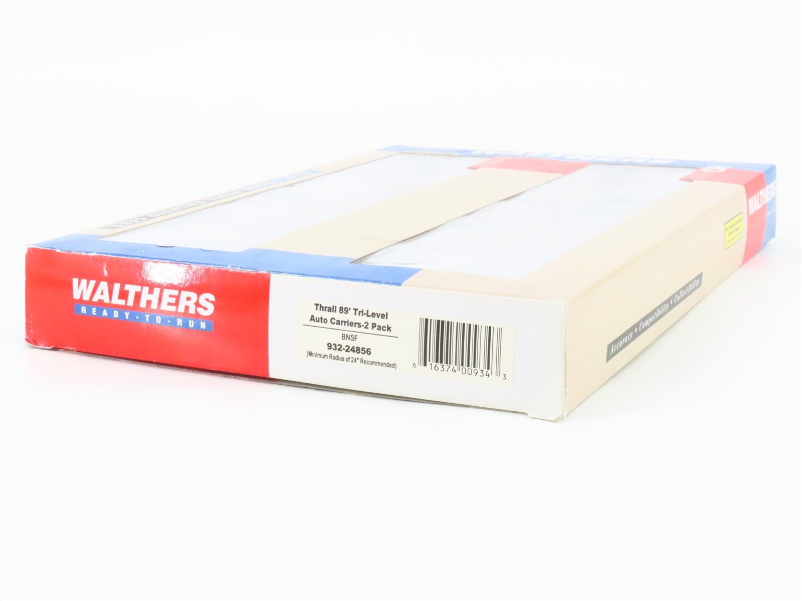 HO Walthers 932-24856 BNSF Burlington Northern Santa Fe Auto Carriers 2-Pack