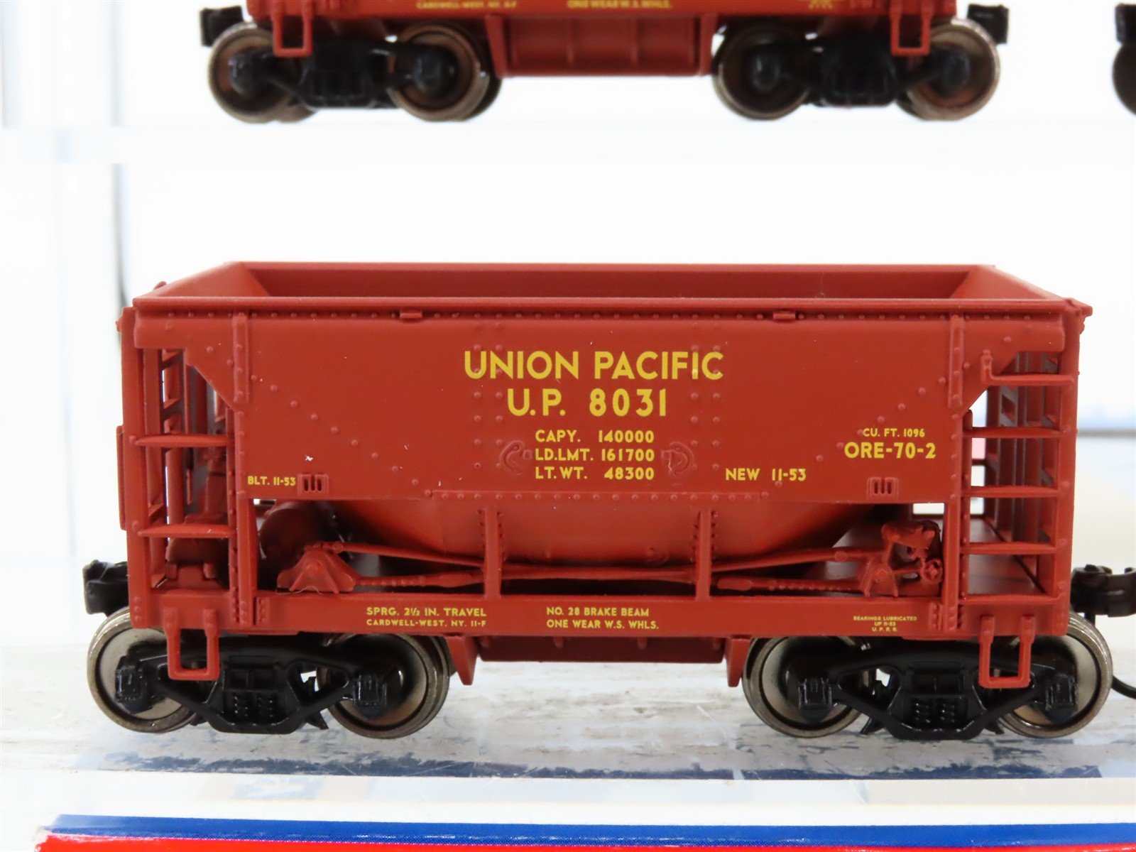 HO Scale Walthers Gold Line 932-4401 UP Union Pacific Railroad Ore Cars 4-Pack