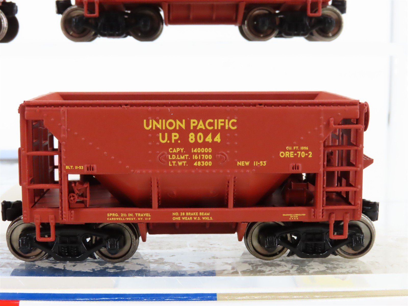 HO Scale Walthers Gold Line 932-4401 UP Union Pacific Railroad Ore Cars 4-Pack