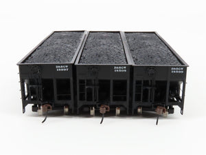 HO Scale Athearn 95614 D&RGW Rio Grande Railroad 40' 3-Bay Hoppers 6-Pack