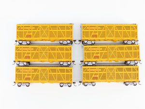 HO Scale Athearn 73224 UP Union Pacific Railroad 40' Stock Cars 6-Pack