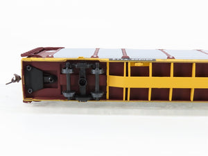 HO Walthers 932-24851 ETTX ATSF Santa Fe 89' Tri-Level Auto Carriers 2-Pack
