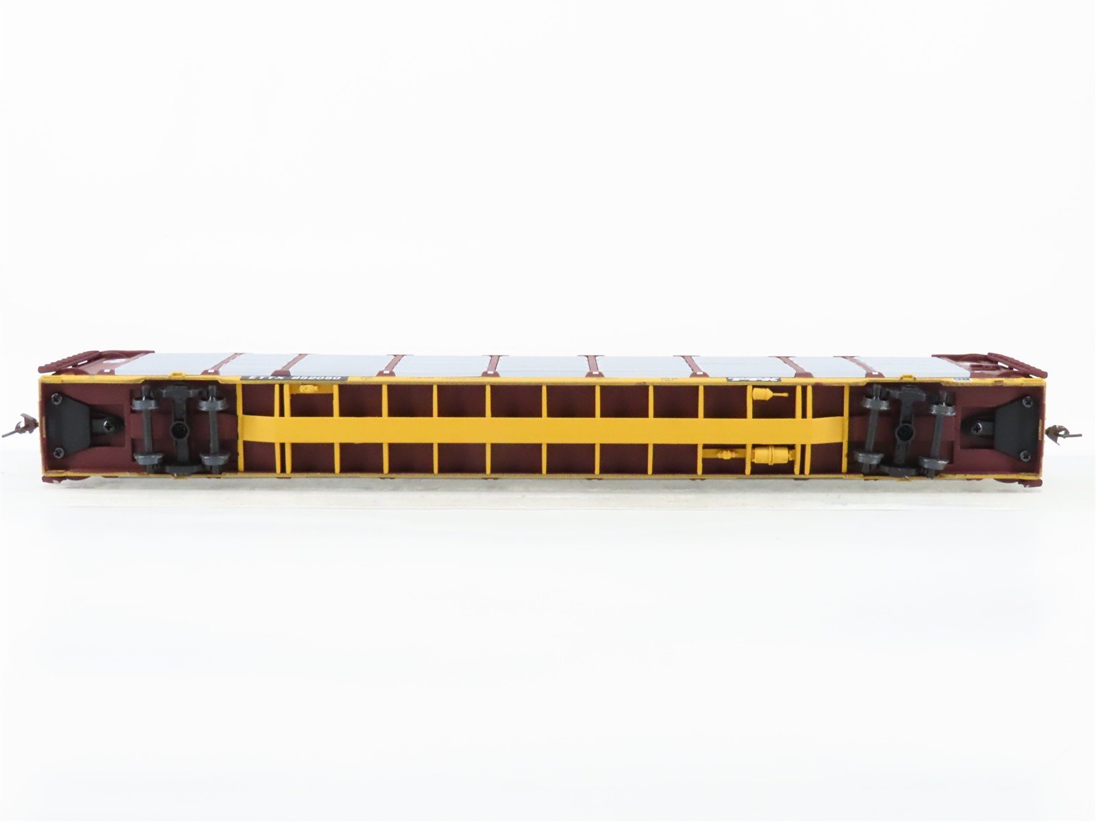 HO Walthers 932-24851 ETTX ATSF Santa Fe 89' Tri-Level Auto Carriers 2-Pack