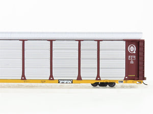 HO Walthers 932-24851 ETTX ATSF Santa Fe 89' Tri-Level Auto Carriers 2-Pack