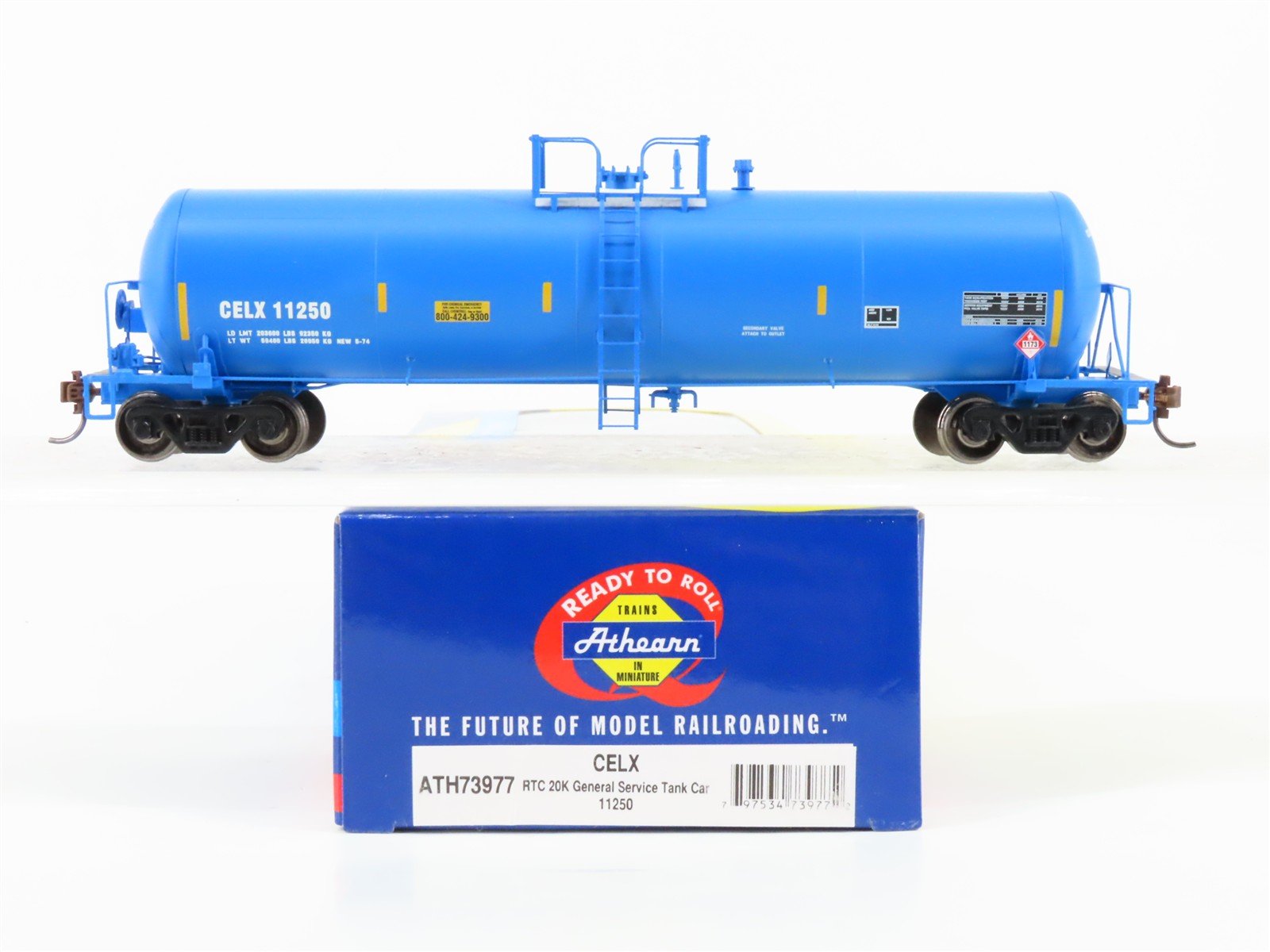 HO Scale Athearn ATH73977 CELX RTC 20K General Service Tank Car #11250