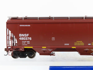 HO Scale Athearn ATH89475 BNSF Railway 3-Bay Covered Hopper #480376