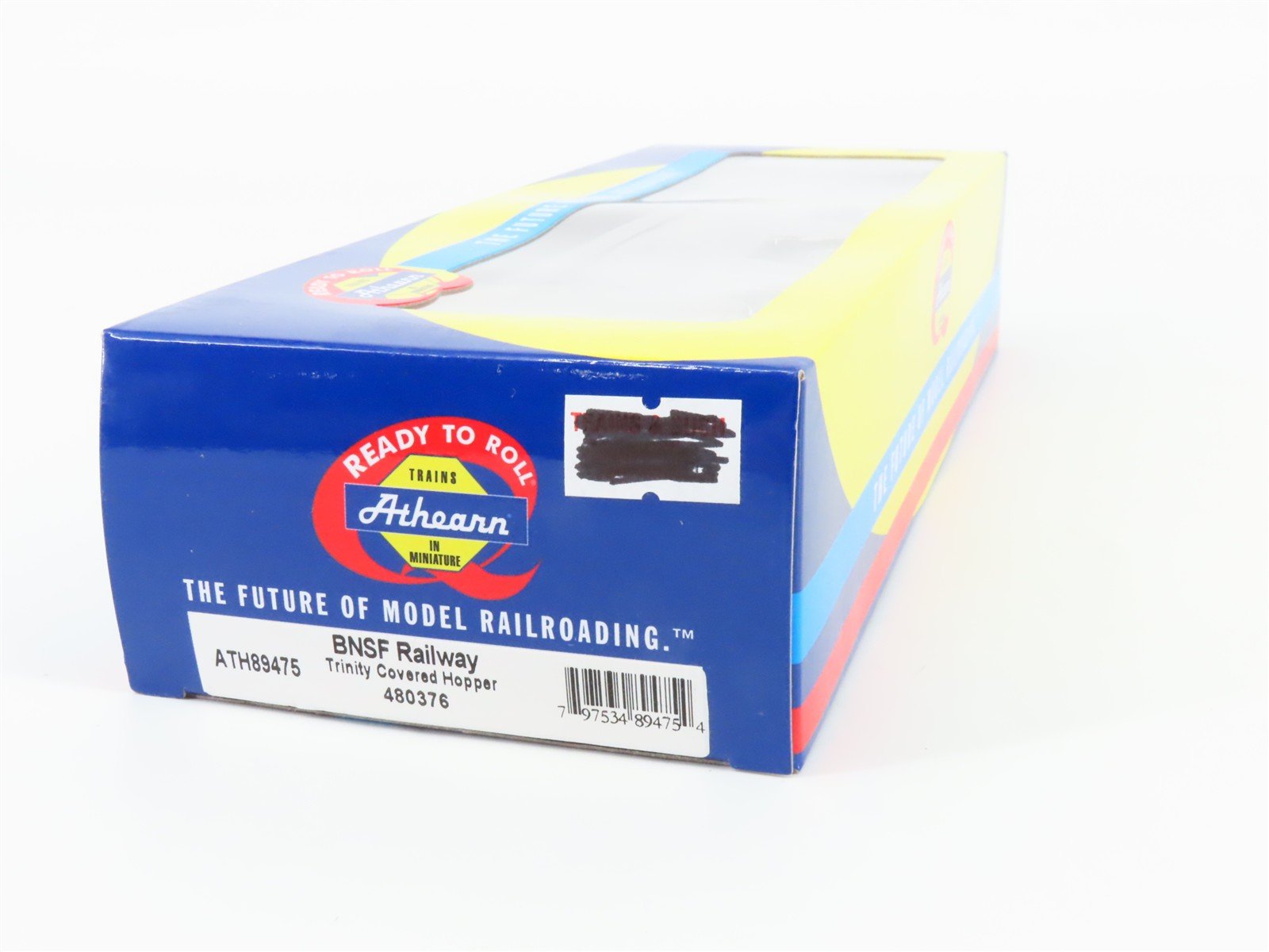 HO Scale Athearn ATH89475 BNSF Railway 3-Bay Covered Hopper #480376