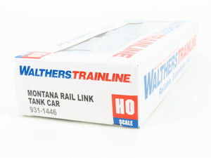 HO Scale Walthers Trainline 931-1446 MRL Montana Rail Link Tank Car #100016