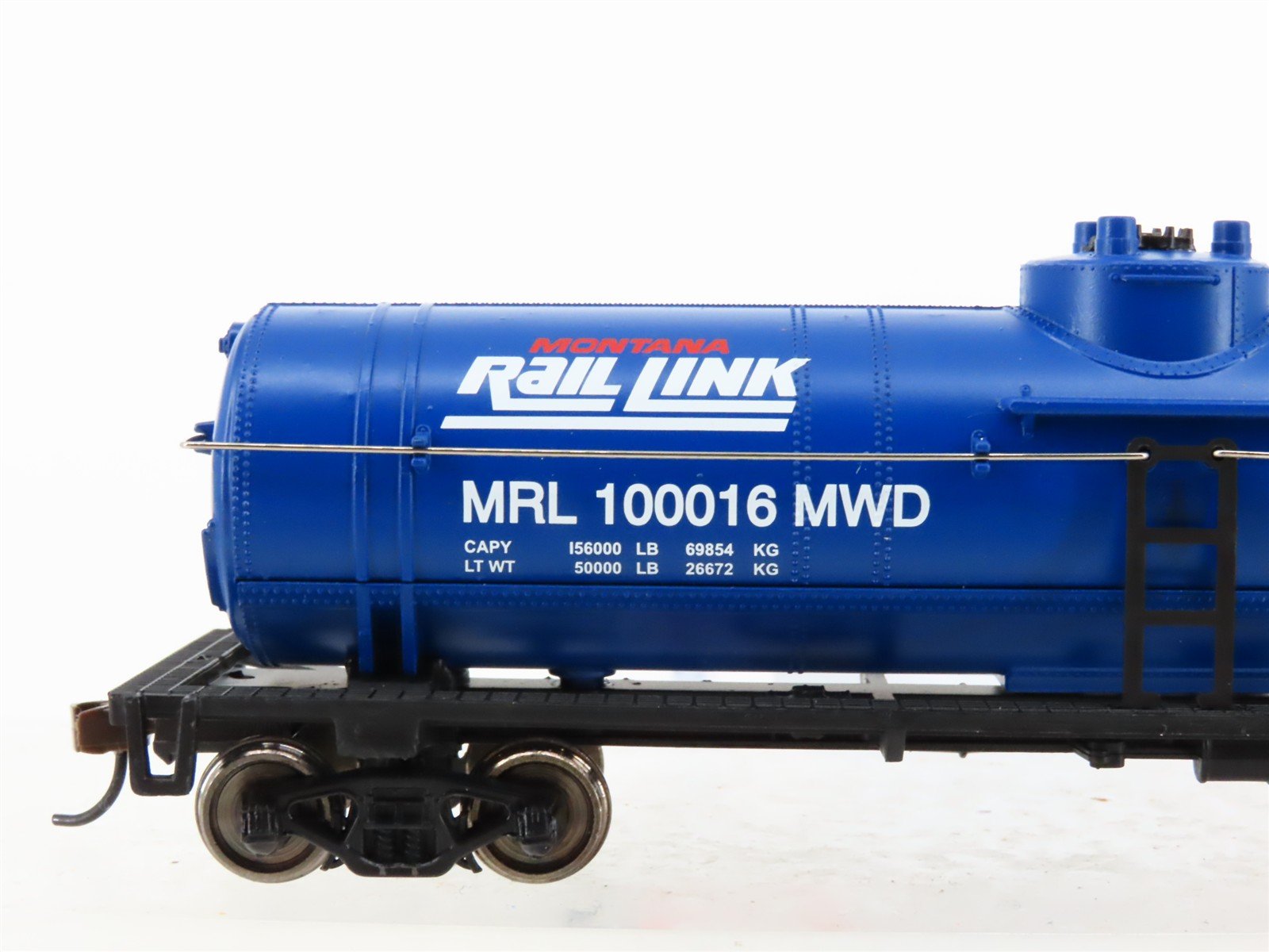 HO Scale Walthers Trainline 931-1446 MRL Montana Rail Link Tank Car #100016