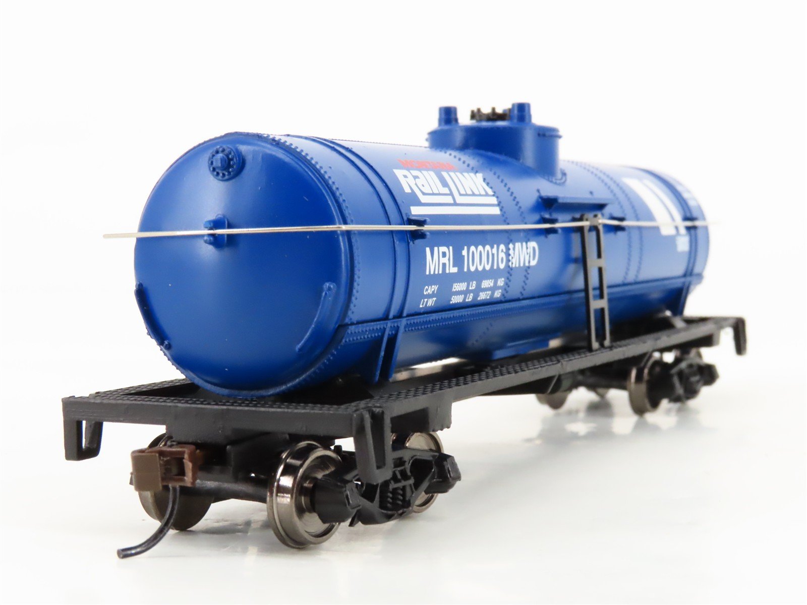 HO Scale Walthers Trainline 931-1446 MRL Montana Rail Link Tank Car #100016