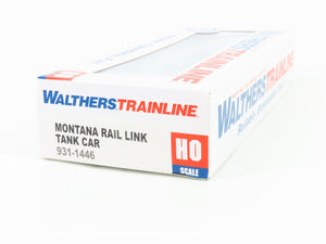 HO Scale Walthers Trainline 931-1446 MRL Montana Rail Link Tank Car #100016
