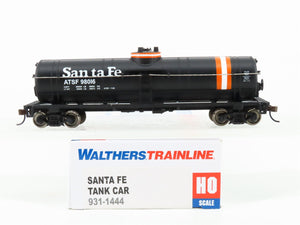 HO Scale Walthers Trainline 931-1444 ATSF Santa Fe Railroad Tank Car #98016
