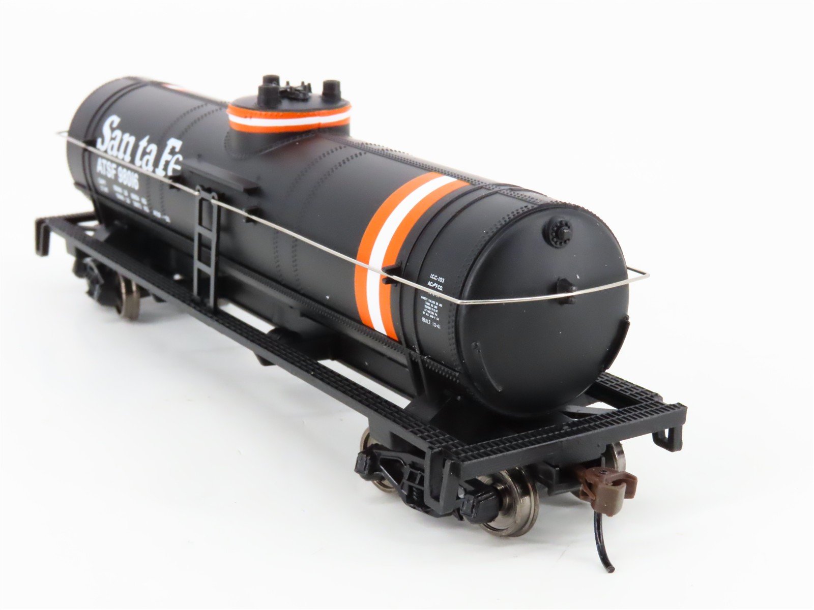 HO Scale Walthers Trainline 931-1444 ATSF Santa Fe Railroad Tank Car #98016