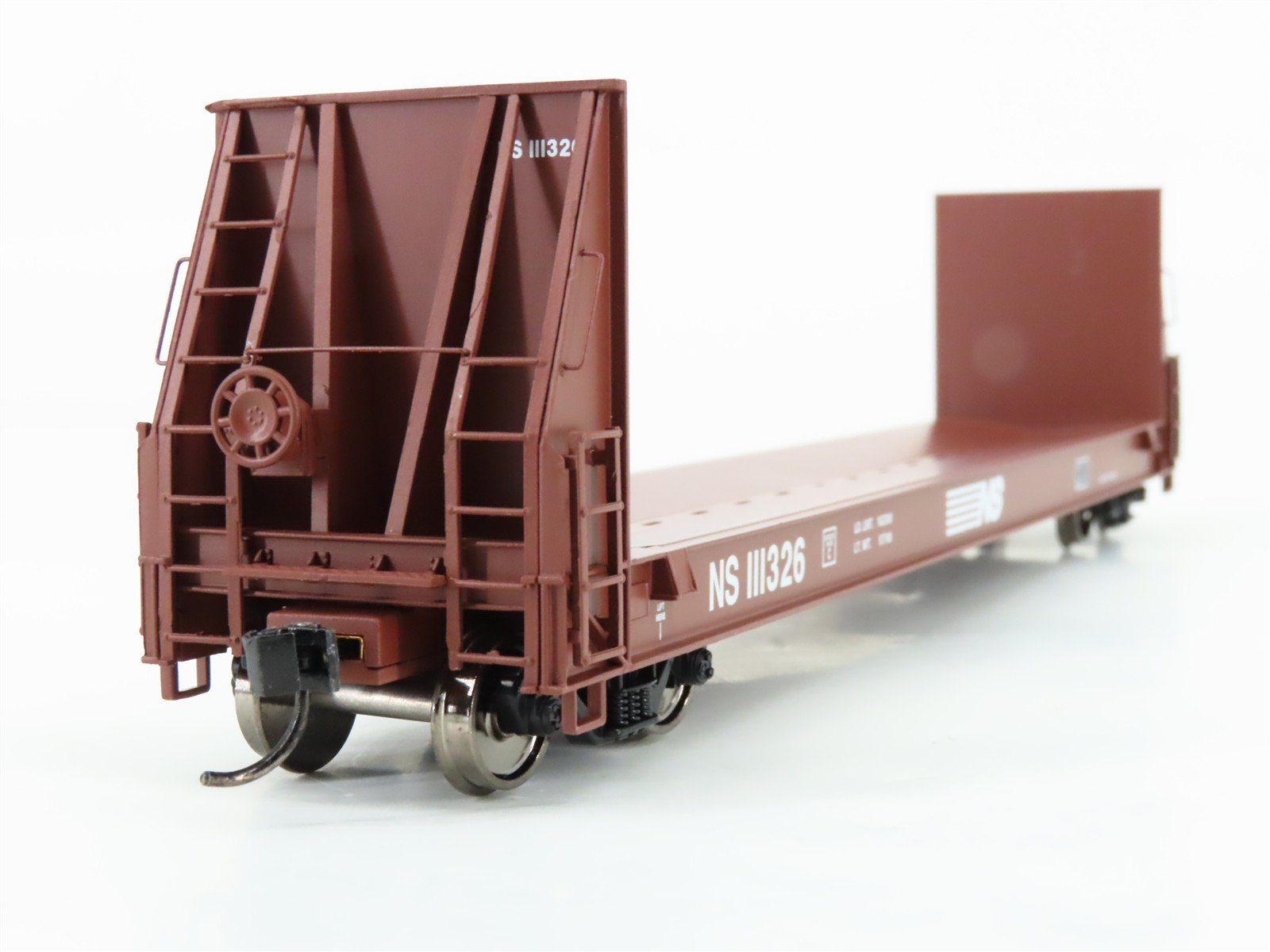 HO Walthers Proto 920-104515 NS Norfolk Southern 50' Pulpwood Flat Car #111326