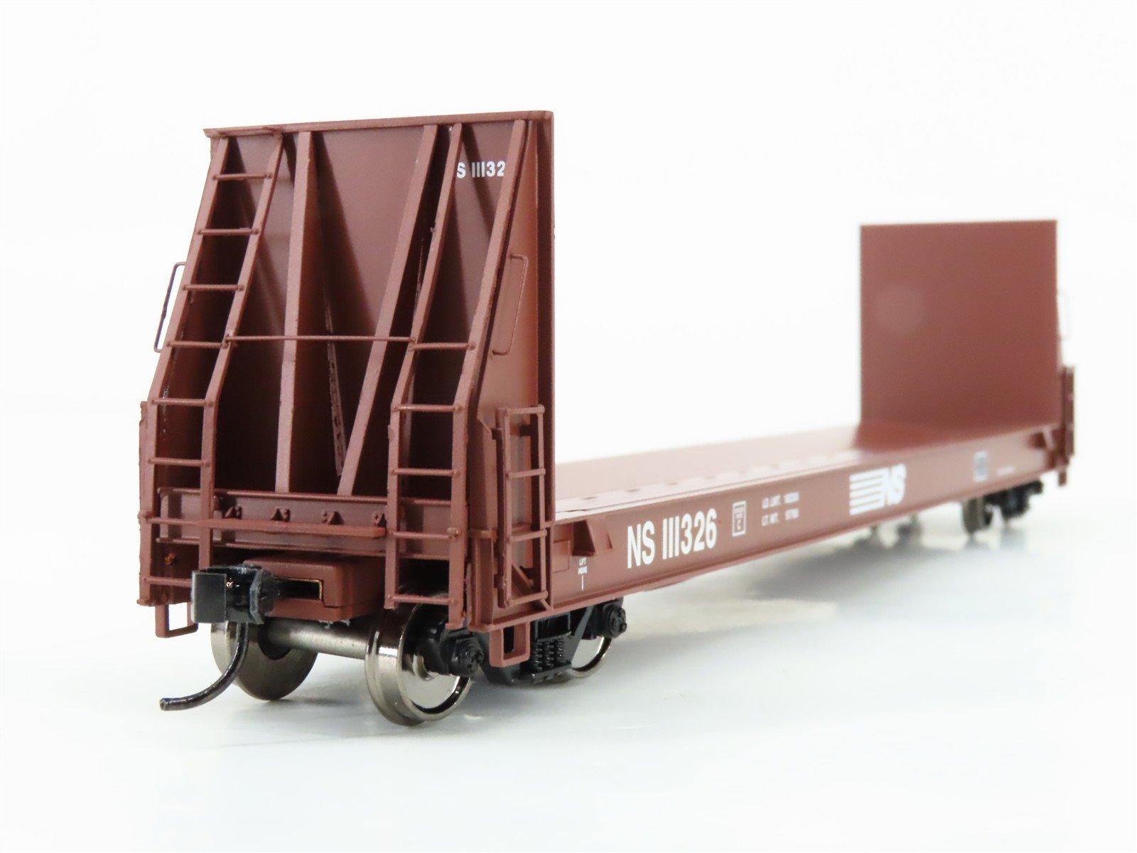 HO Walthers Proto 920-104515 NS Norfolk Southern 50' Pulpwood Flat Car #111326