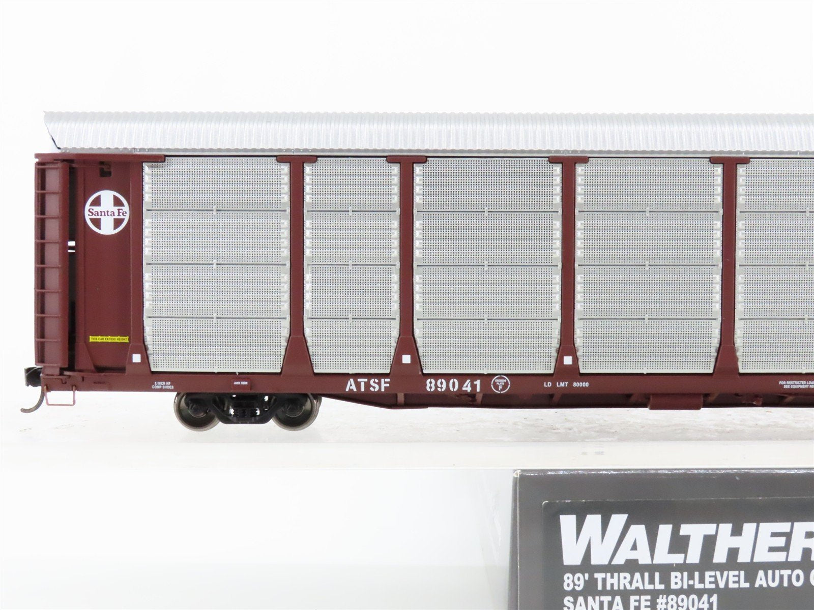 HO Scale Walthers Proto 920-101317 ATSF Santa Fe 89' Thrall Auto Carrier #89041