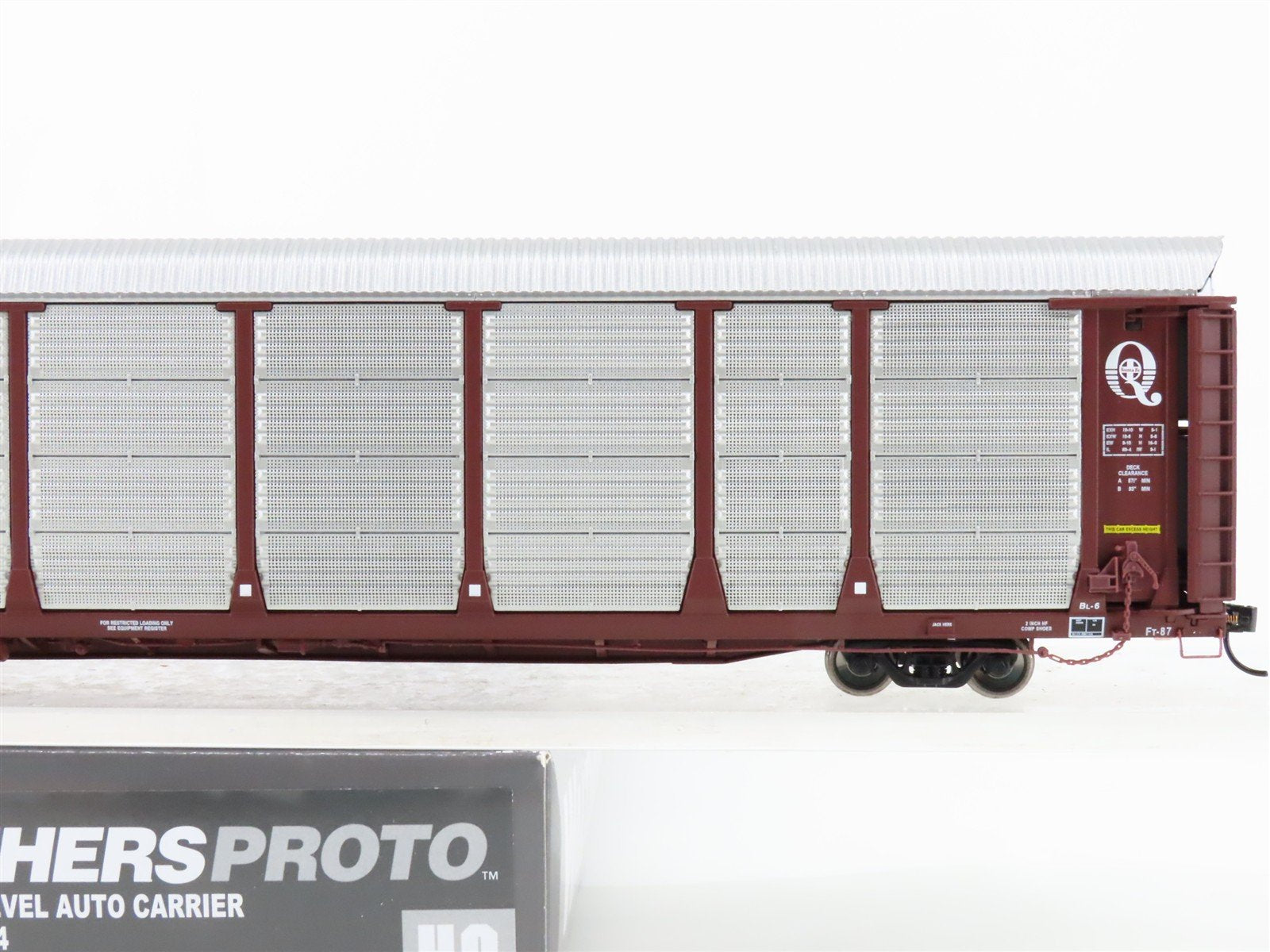 HO Scale Walthers Proto 920-101318 ATSF Santa Fe 89' Thrall Auto Carrier #89044