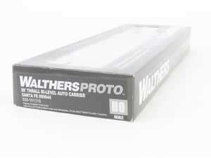 HO Scale Walthers Proto 920-101318 ATSF Santa Fe 89' Thrall Auto Carrier #89044
