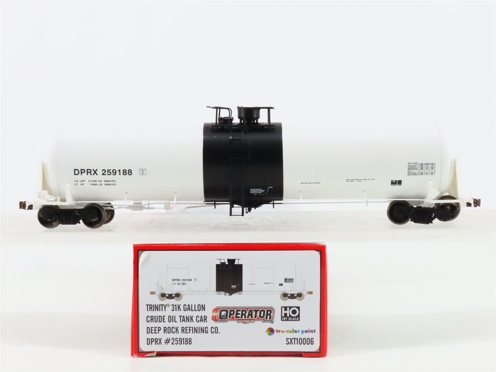 HO Scale ScaleTrains Operator SXT10006 DPRX Deep Rock Refining Tank Car #259188
