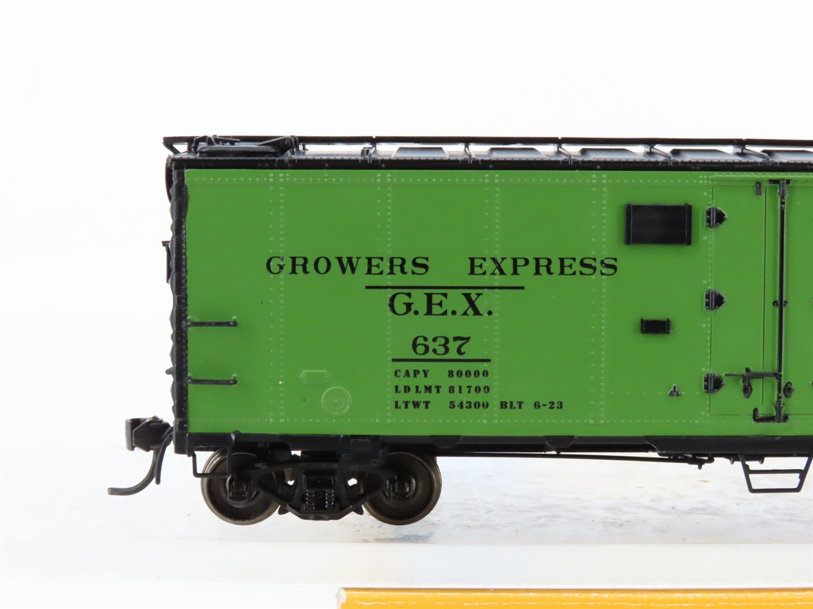 HO Scale YesterYear Models YYM4205-02 GEX Embarcadero Pears Reefer #637