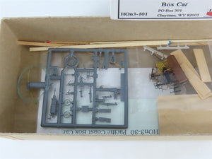 HOn3 Labelle Craftsman Kit #HOn3-101 Undecorated Pacific Coast Wood Box Car