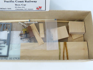 HOn3 Labelle Craftsman Kit #HOn3-101 Undecorated Pacific Coast Wood Box Car