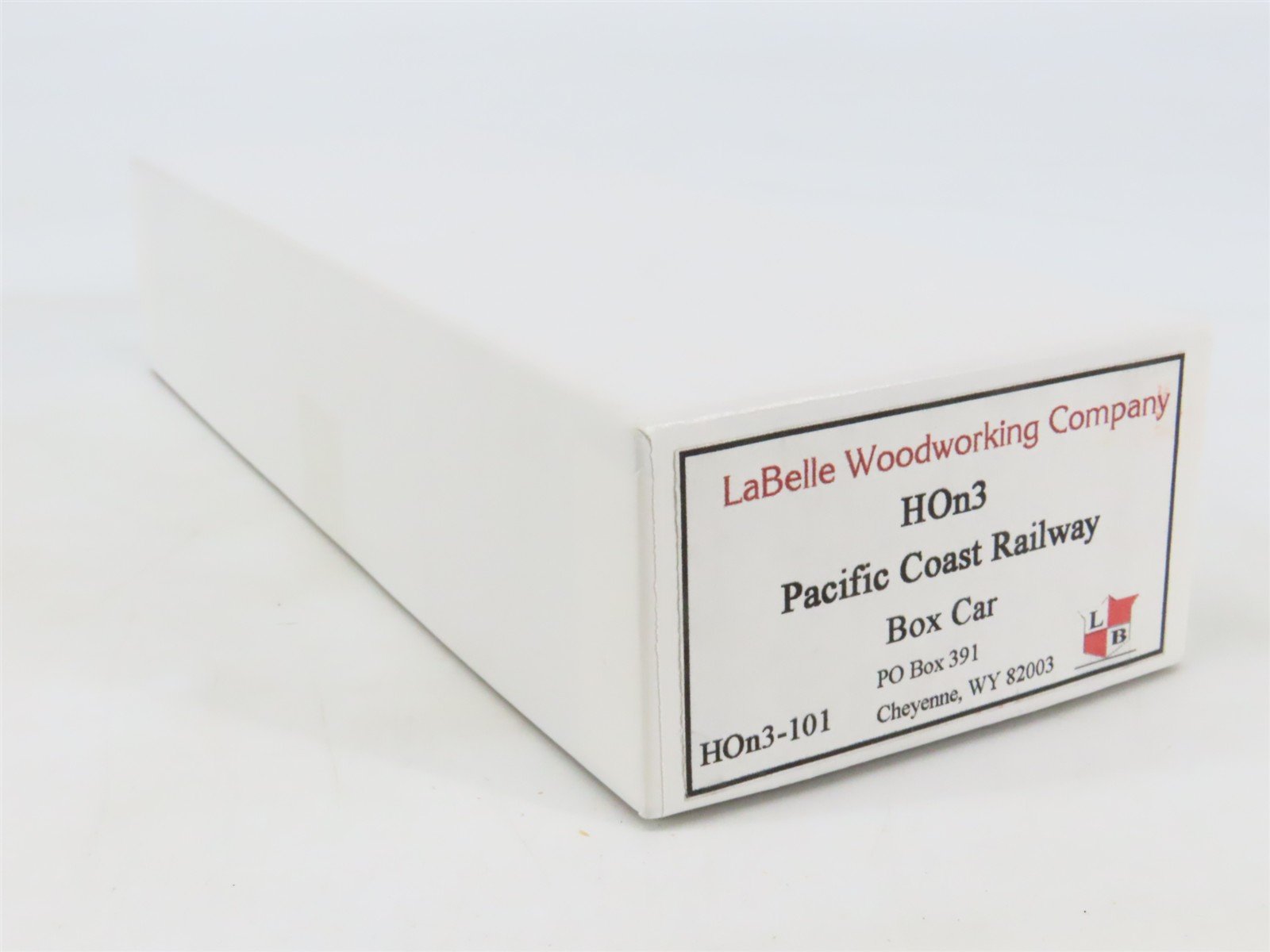 HOn3 Labelle Craftsman Kit #HOn3-101 Undecorated Pacific Coast Wood Box Car